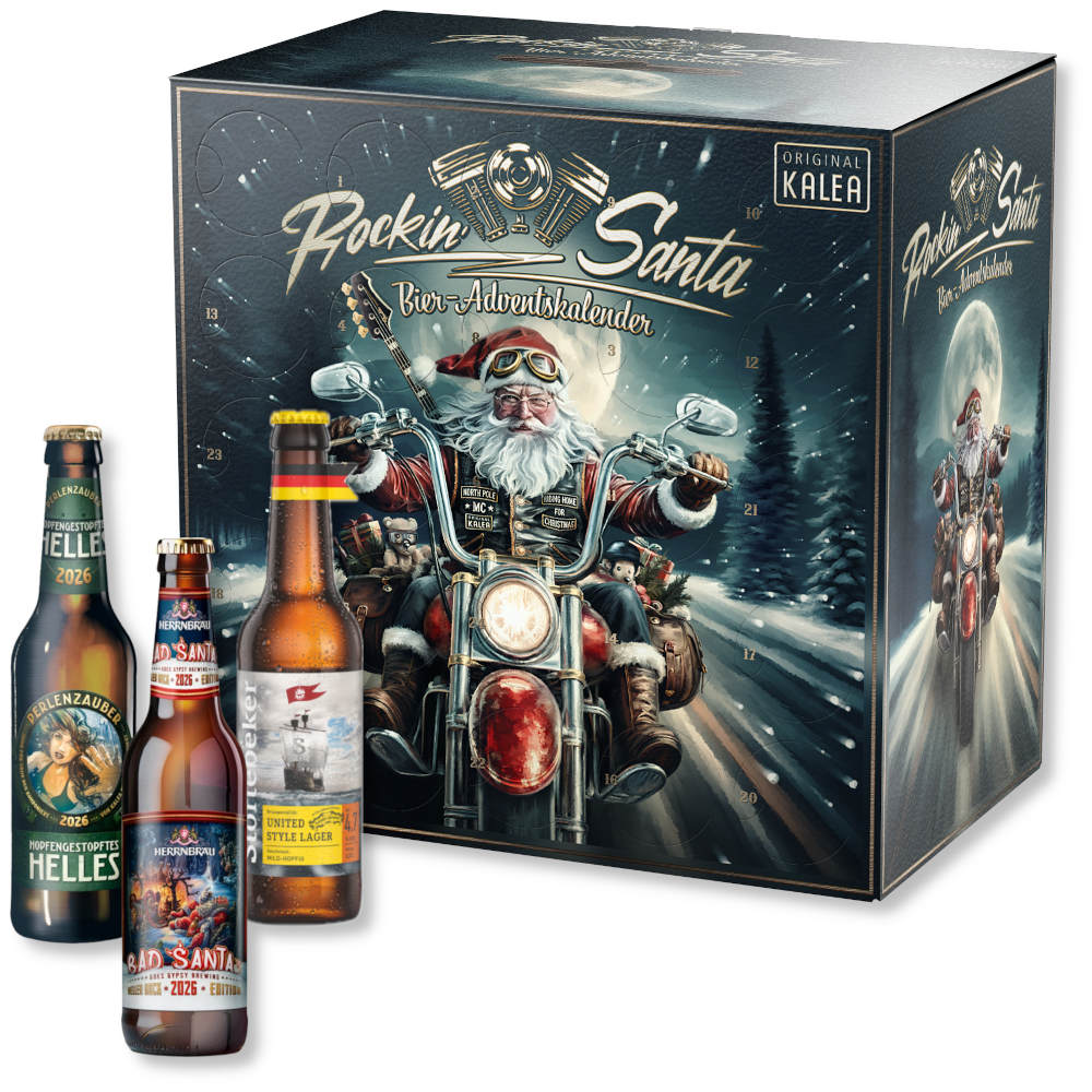 KALEA Bieradventskalender Rockstar Santa 2026
